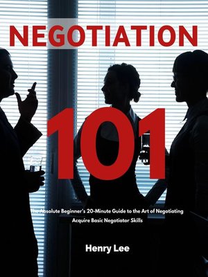 cover image of Negotiation 101